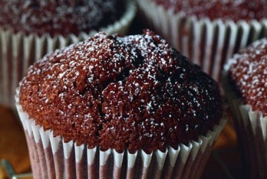 DOUBLE CHOCOLATE MUFFINS