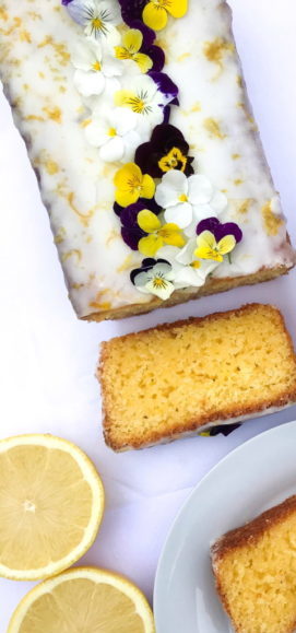 Lemon and Elderflower Loaf Cake