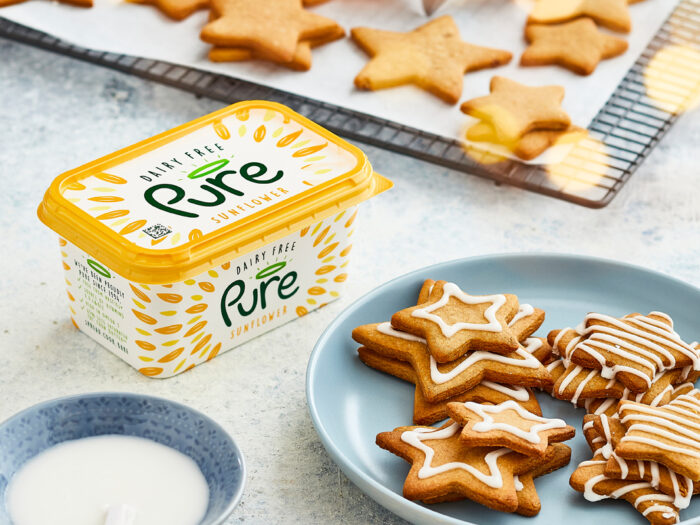 Pure Dairy Free ginger biscuits
